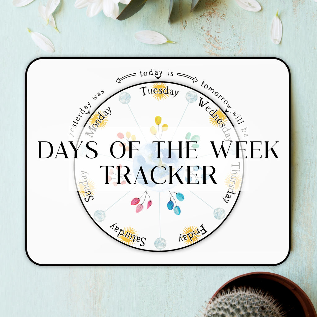 Days of the Week Visual Tracker