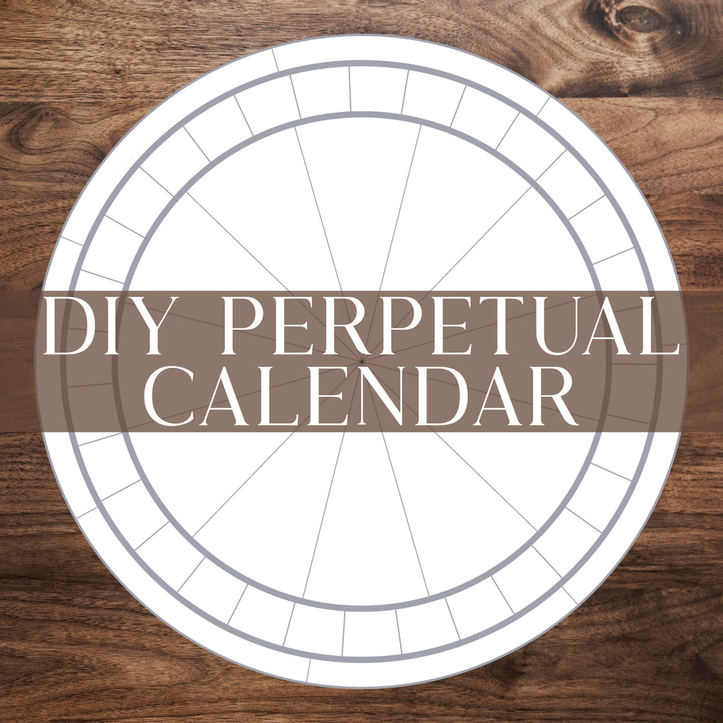 Blank Perpetual Calendar Template