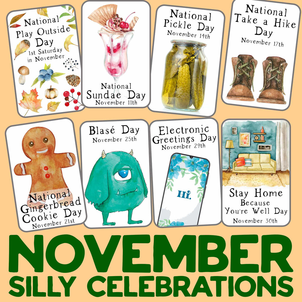November Holidays, Celebrations, and Observances