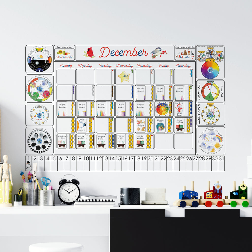Montessori Wall Calendar
