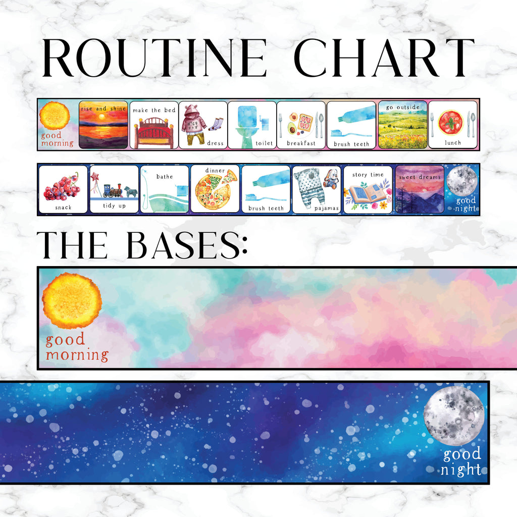 Daily routine chart printable